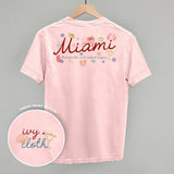 Miami Doodles (Back Print) - Ivy + Cloth - Flyclothing LLC