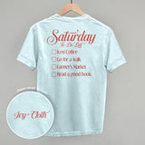 Saturday To Do List (Back Print) - Ivy + Cloth