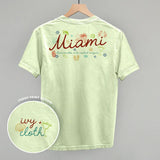 Miami Doodles (Back Print) - Ivy + Cloth - Flyclothing LLC