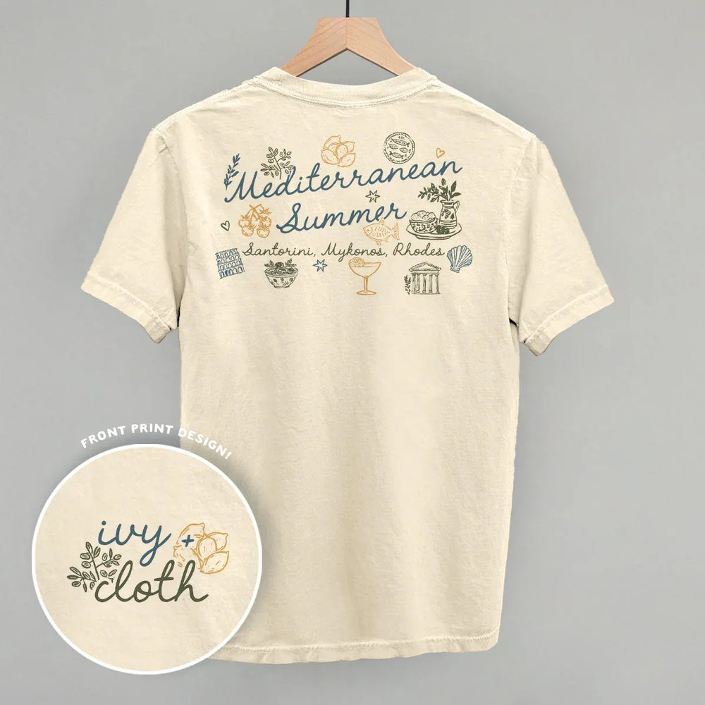 Mediterranean Summer Doodles (Back Print) - Ivy + Cloth - Flyclothing LLC