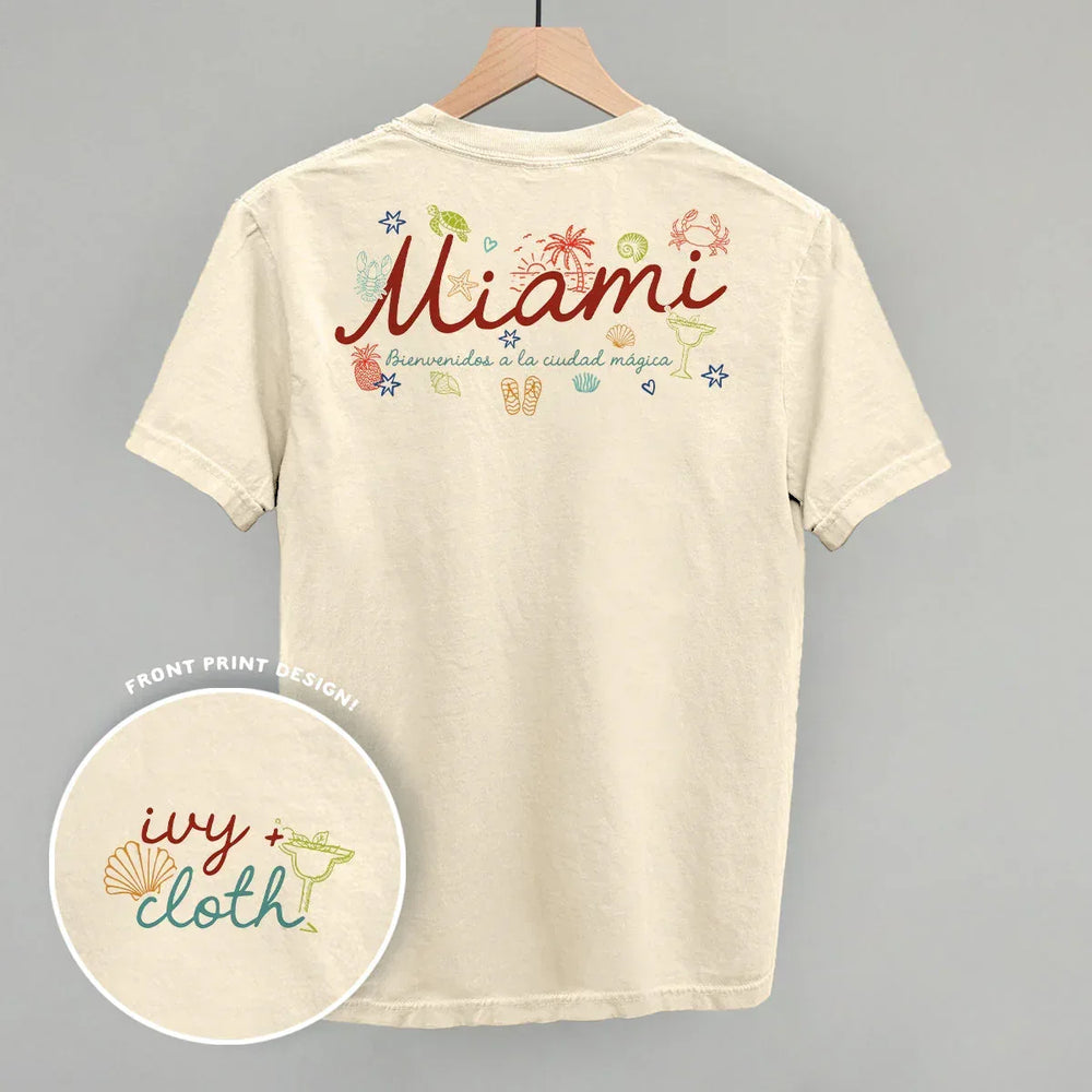 Miami Doodles (Back Print) - Ivy + Cloth - Flyclothing LLC