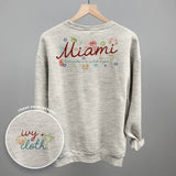 Miami Doodles (Back Print) - Ivy + Cloth - Flyclothing LLC