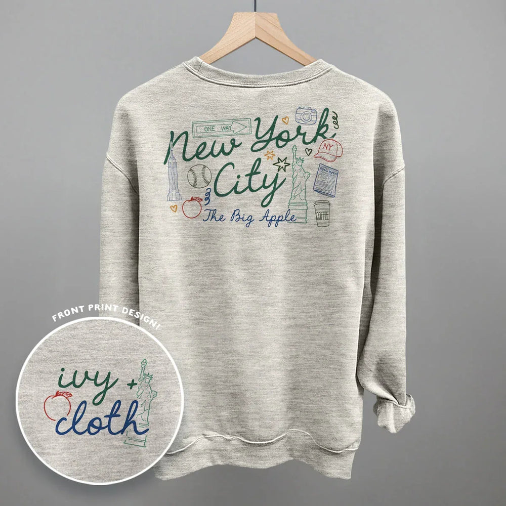New York City Doodles (Back Print) - Ivy + Cloth - Flyclothing LLC