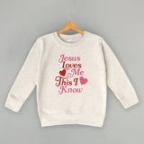 Jesus Loves Me This I Know Hearts (Kids) - Ivy + Cloth - Flyclothing LLC