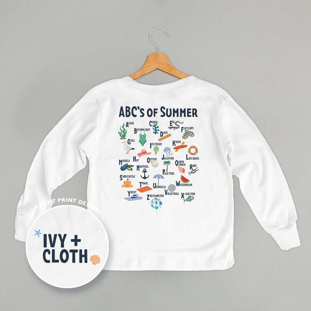 ABC's of Summer (Kids Back Print) - Ivy + Cloth - Flyclothing LLC