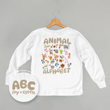 ABC Animals (Kids Back Print) - Ivy + Cloth
