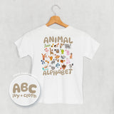 ABC Animals (Kids Back Print) - Ivy + Cloth