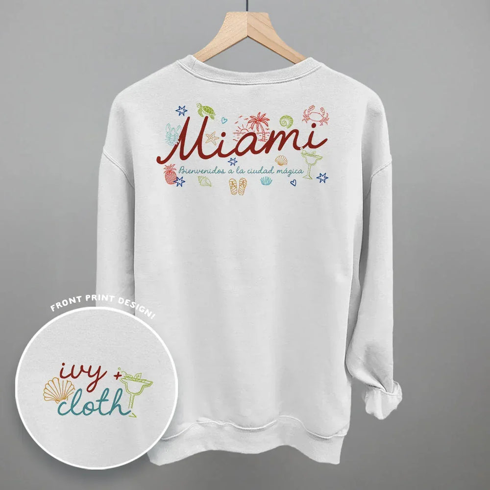 Miami Doodles (Back Print) - Ivy + Cloth - Flyclothing LLC