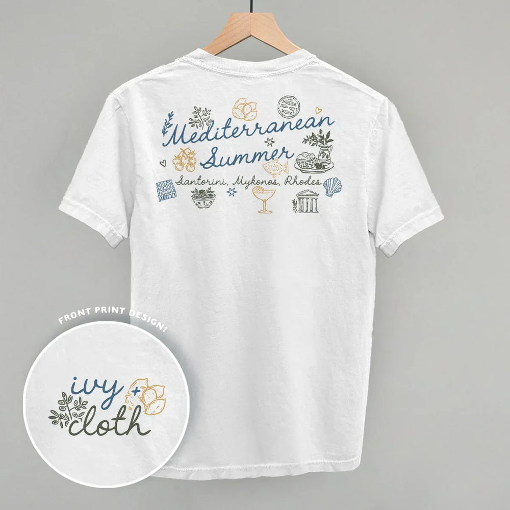 Mediterranean Summer Doodles (Back Print) - Ivy + Cloth - Flyclothing LLC