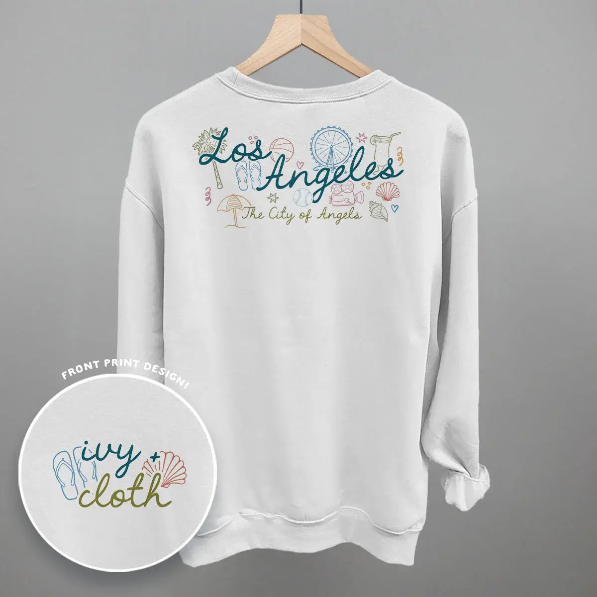 Los Angeles Doodles (Back Print) - Ivy + Cloth - Flyclothing LLC