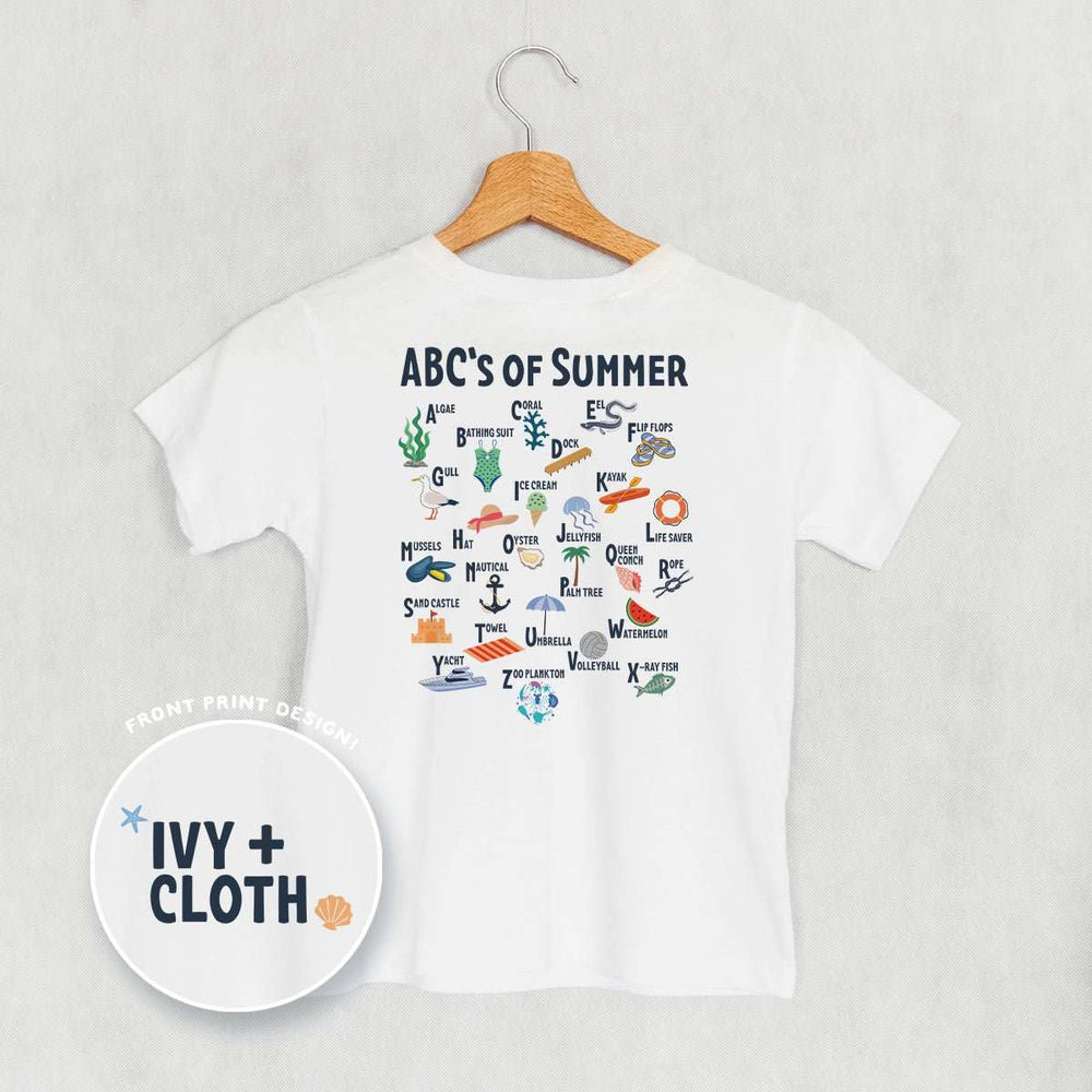 ABC's of Summer (Kids Back Print) - Ivy + Cloth - Flyclothing LLC