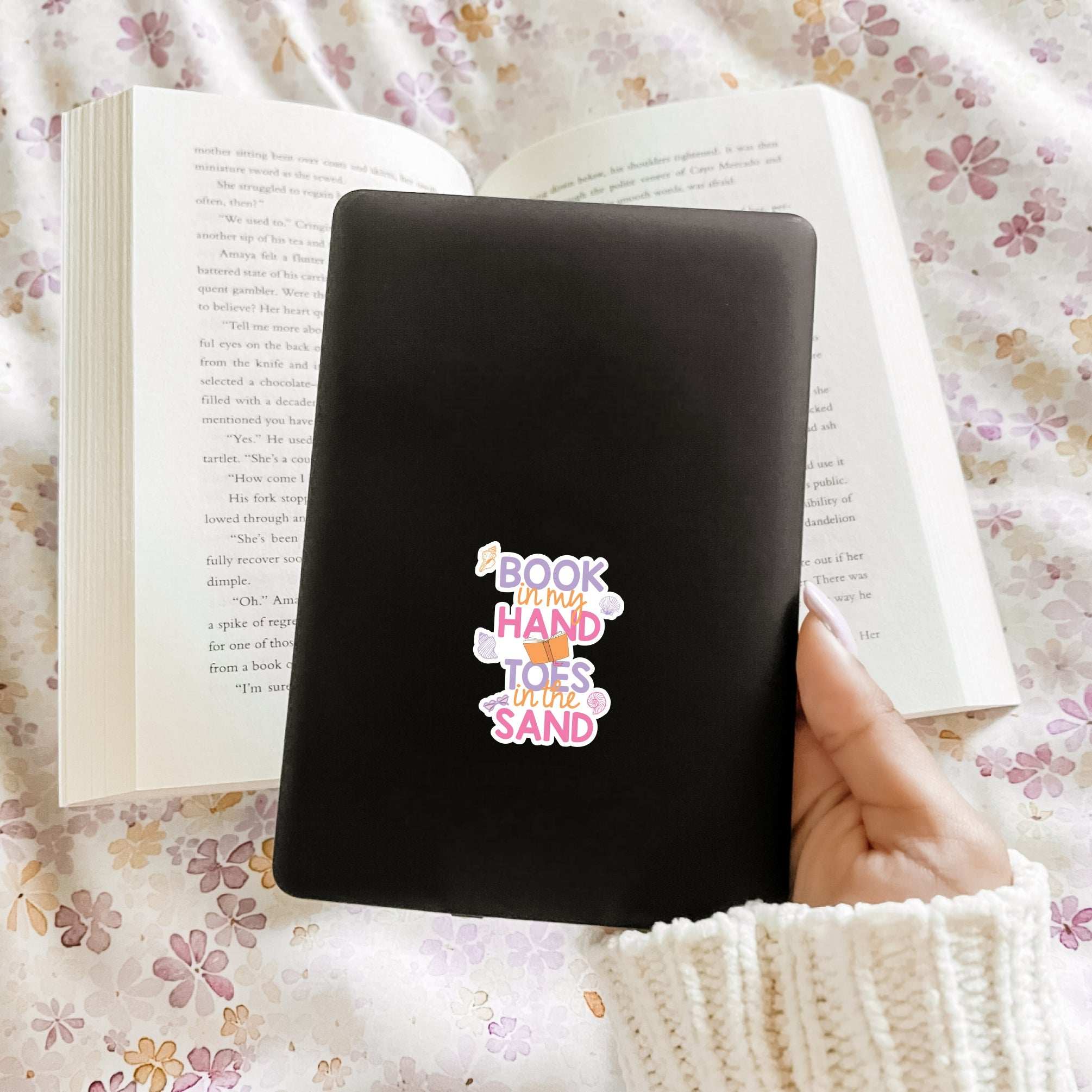 Book In My Hand, Toes In The Sand (Decal) - Ivy + Cloth - Flyclothing LLC