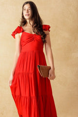 RVCA STEADY WOVEN ANKLE DRESS - Flying Tomato - Flyclothing LLC