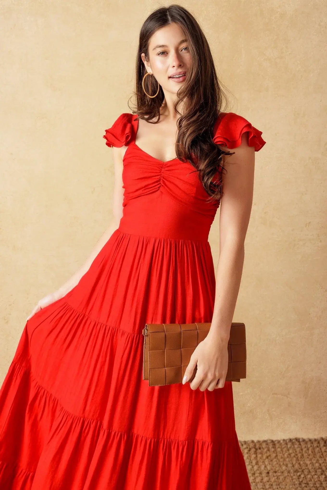 RVCA STEADY WOVEN ANKLE DRESS - Flying Tomato - Flyclothing LLC