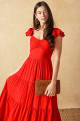 RVCA STEADY WOVEN ANKLE DRESS - Flying Tomato - Flyclothing LLC