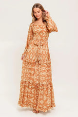 COSMOPOLITAN ELEGANCE WOVEN MAXI DRESS - Flying Tomato - Flyclothing LLC