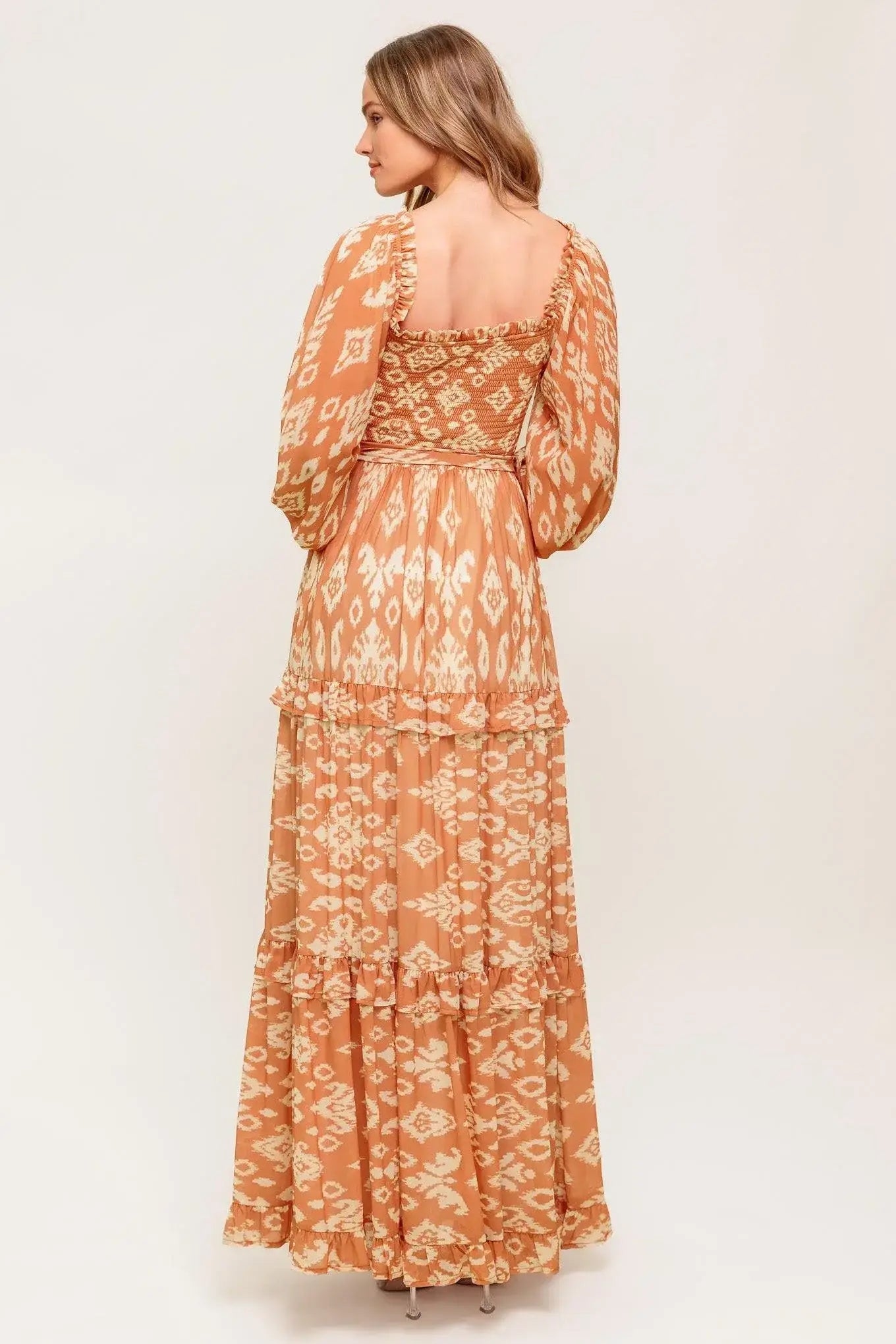COSMOPOLITAN ELEGANCE WOVEN MAXI DRESS - Flying Tomato - Flyclothing LLC