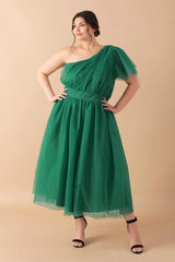 LIVELY CHARM TULLE MIDI DRESS - Flying Tomato - Flyclothing LLC