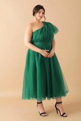 LIVELY CHARM TULLE MIDI DRESS - Flying Tomato - Flyclothing LLC