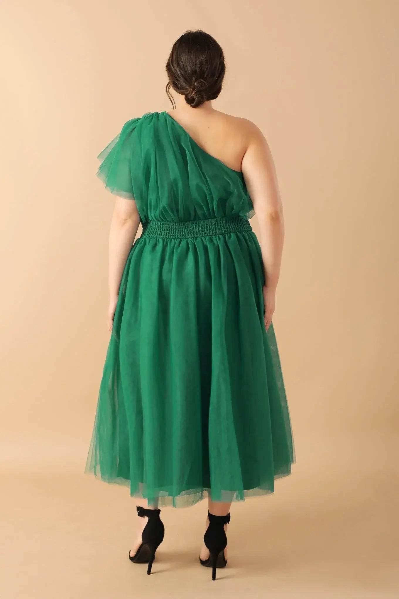 LIVELY CHARM TULLE MIDI DRESS - Flying Tomato - Flyclothing LLC