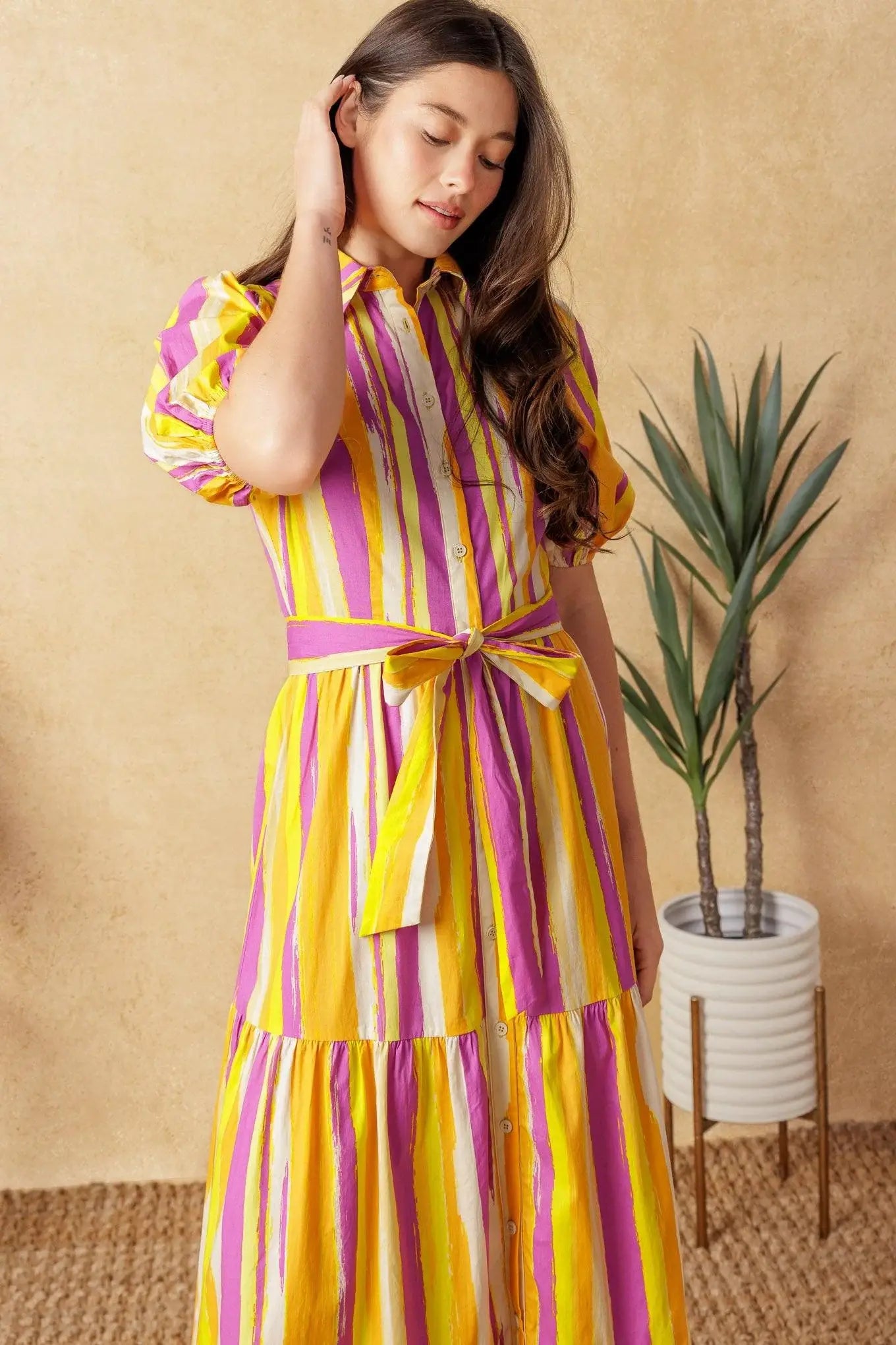 SOIREE SWEETNESS POPLIN MAXI DRESS - Flying Tomato - Flyclothing LLC
