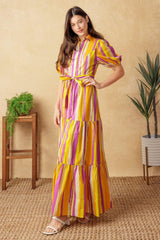SOIREE SWEETNESS POPLIN MAXI DRESS - Flying Tomato - Flyclothing LLC