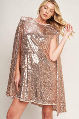 SPECIAL TREATMENT SEQUIN MINI DRESS - Flying Tomato - Flyclothing LLC