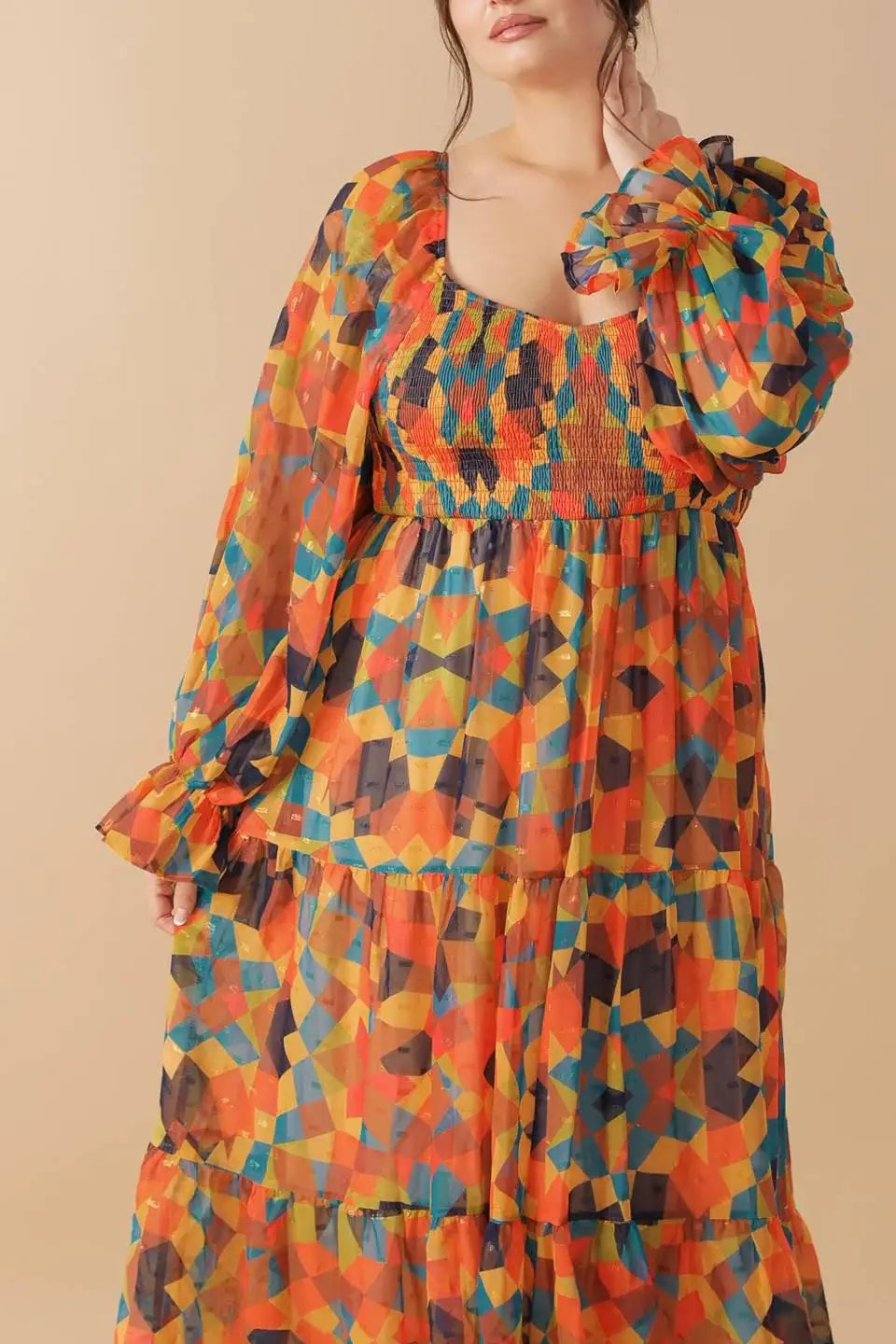 NOTHING WAS THE SAME WOVEN MIDI DRESS - Flying Tomato - Flyclothing LLC