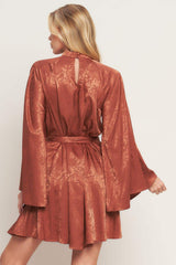 BY ANY MEANS WOVEN SATIN MINI DRESS - Flying Tomato - Flyclothing LLC