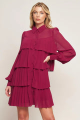 AN ABSOLUTE TREASURE WOVEN MINI DRESS - Flying Tomato - Flyclothing LLC