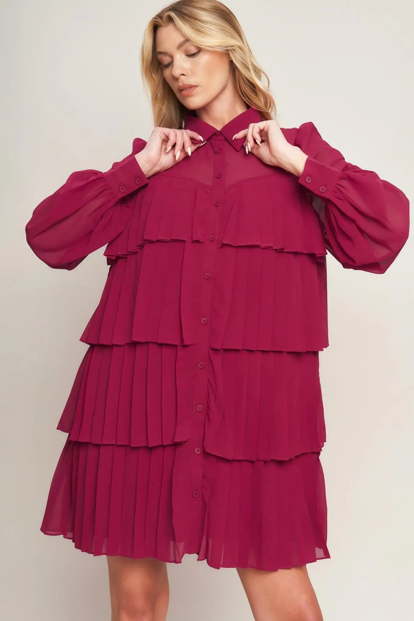 AN ABSOLUTE TREASURE WOVEN MINI DRESS - Flying Tomato - Flyclothing LLC