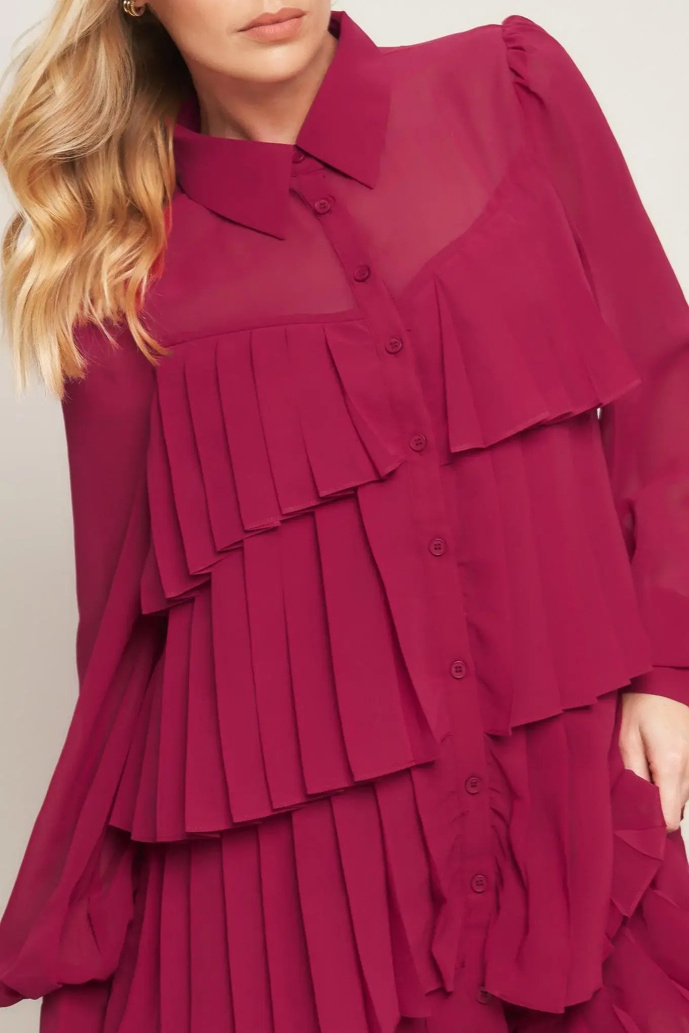 AN ABSOLUTE TREASURE WOVEN MINI DRESS - Flying Tomato - Flyclothing LLC