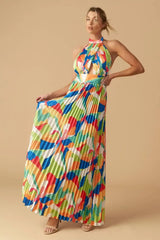 KEEP BLOOMING WOVEN MAXI DRESS - Flying Tomato - Flyclothing LLC