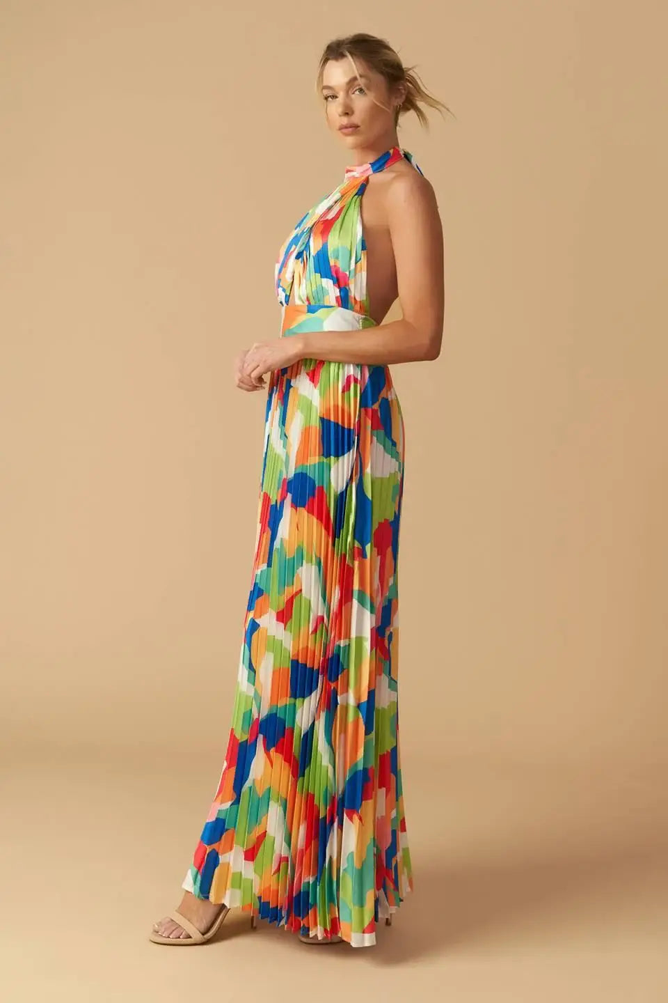 KEEP BLOOMING WOVEN MAXI DRESS - Flying Tomato - Flyclothing LLC