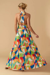 KEEP BLOOMING WOVEN MAXI DRESS - Flying Tomato - Flyclothing LLC