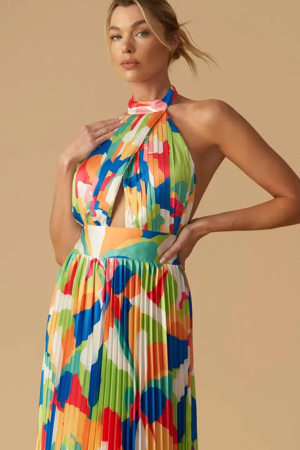 KEEP BLOOMING WOVEN MAXI DRESS - Flying Tomato - Flyclothing LLC