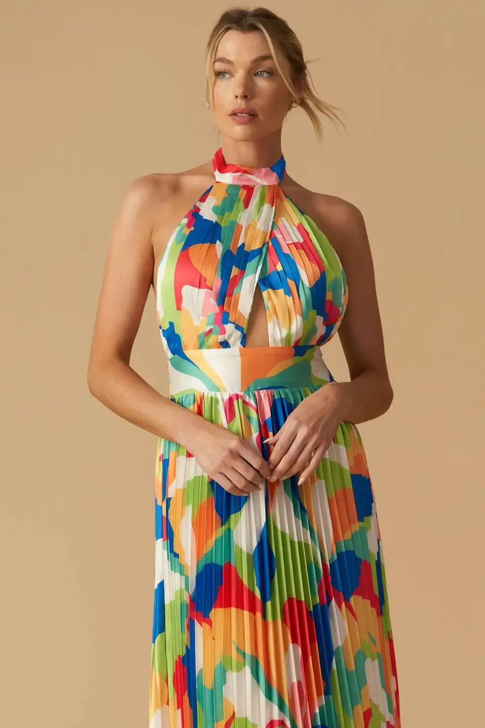 KEEP BLOOMING WOVEN MAXI DRESS - Flying Tomato - Flyclothing LLC