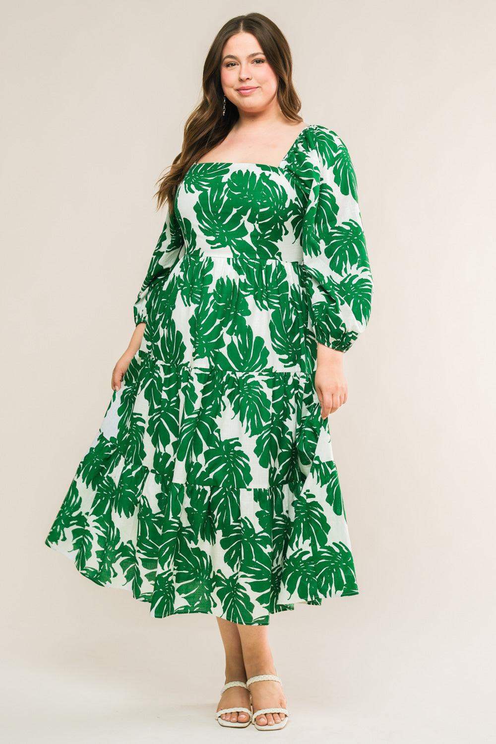 ALL THE DRAMA WOVEN MIDI DRESS - Flying Tomato - Flyclothing LLC