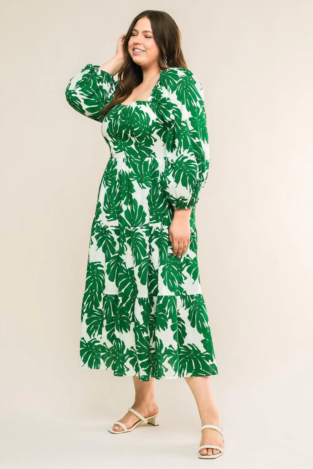 ALL THE DRAMA WOVEN MIDI DRESS - Flying Tomato - Flyclothing LLC