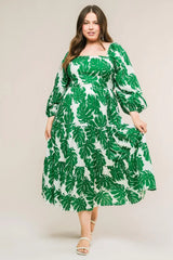 ALL THE DRAMA WOVEN MIDI DRESS - Flying Tomato - Flyclothing LLC