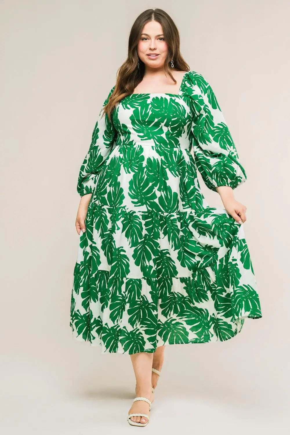 ALL THE DRAMA WOVEN MIDI DRESS - Flying Tomato - Flyclothing LLC
