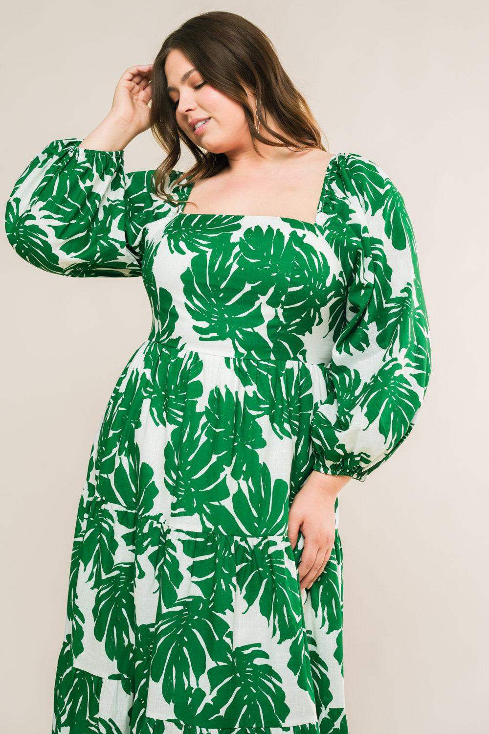 ALL THE DRAMA WOVEN MIDI DRESS - Flying Tomato - Flyclothing LLC