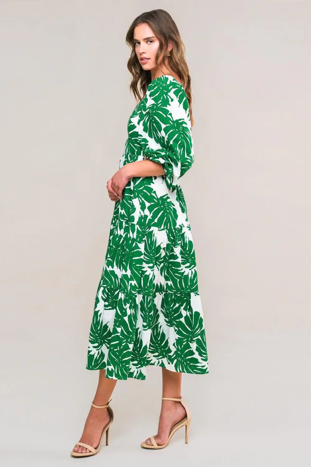 ALL THE DRAMA WOVEN MIDI DRESS - Flying Tomato - Flyclothing LLC