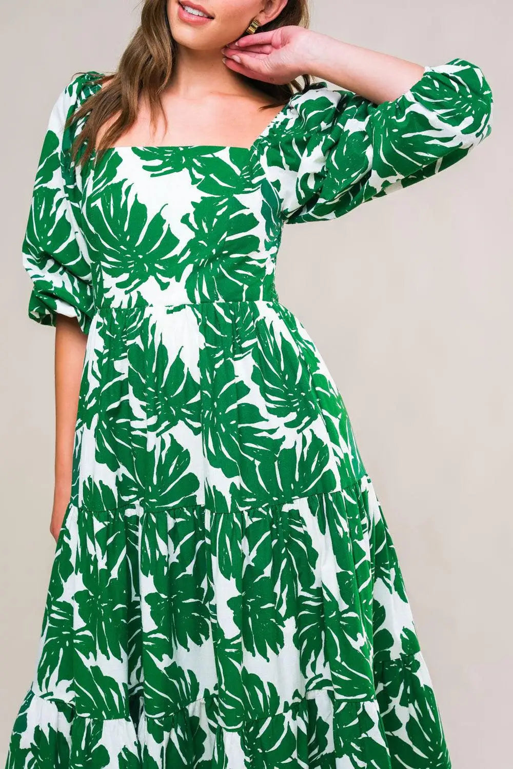 ALL THE DRAMA WOVEN MIDI DRESS - Flying Tomato - Flyclothing LLC