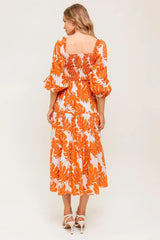 ALL THE DRAMA WOVEN MIDI DRESS - Flying Tomato - Flyclothing LLC