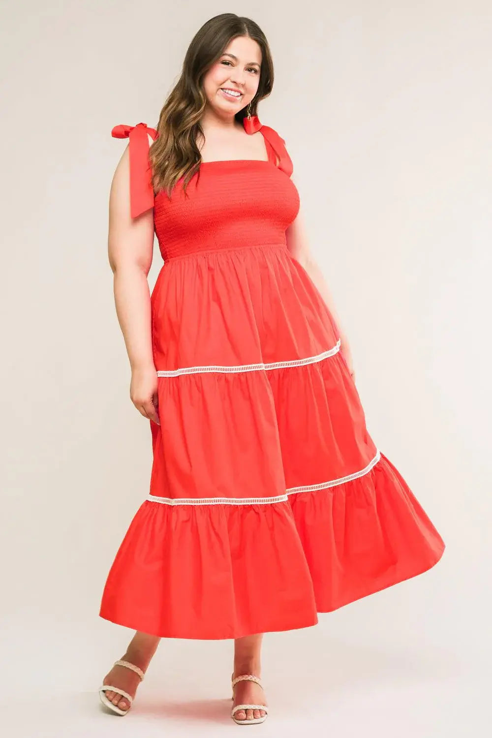 BETTER THAN EVER POPLIN MIDI DRESS - Flying Tomato - Flyclothing LLC