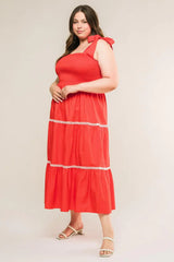 BETTER THAN EVER POPLIN MIDI DRESS - Flying Tomato - Flyclothing LLC