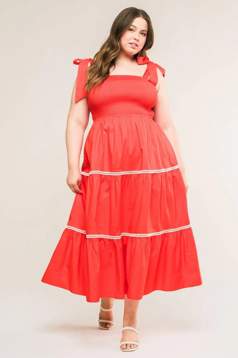 BETTER THAN EVER POPLIN MIDI DRESS - Flying Tomato - Flyclothing LLC