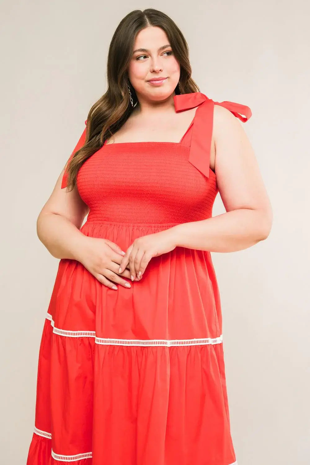 BETTER THAN EVER POPLIN MIDI DRESS - Flying Tomato - Flyclothing LLC