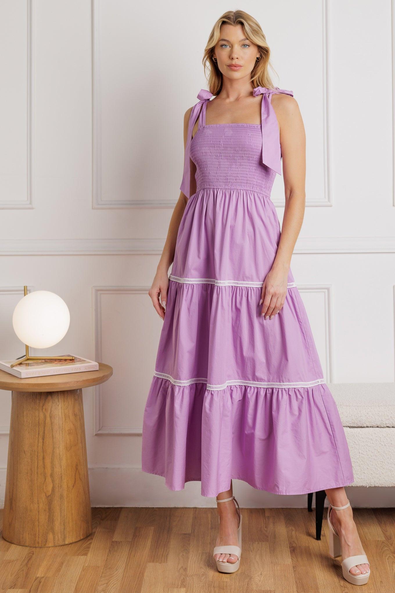 BETTER THAN EVER POPLIN MIDI DRESS - Flying Tomato - Flyclothing LLC